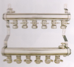 呂豐分(fēn)水器管件_LF3383 B1＂G型地暖分(fēn)水器（間距5.5）