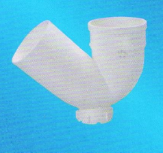 宏嶽PVC_U排水管件__單承插存水彎（帶檢查口）