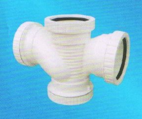 宏嶽PVC_U消音管件__消音平面四通