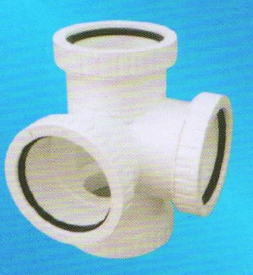 宏嶽PVC_U消音管件__消音立體(tǐ)四通