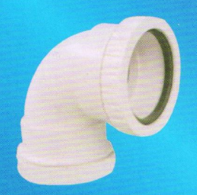 宏嶽PVC_U消音管件__消音彎頭90°