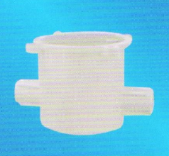 宏嶽PVC_U阻燃管材管件__暗裝(zhuāng)燈頭深型圓接線(xiàn)盒（雙直通）