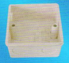 宏嶽PVC_U阻燃管材管件__暗裝(zhuāng)開關盒（帶活動腳）
